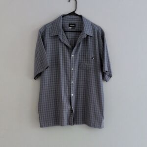 Marmot Men's Gray Plaid Outdoor Button Up‎ Shirt XL